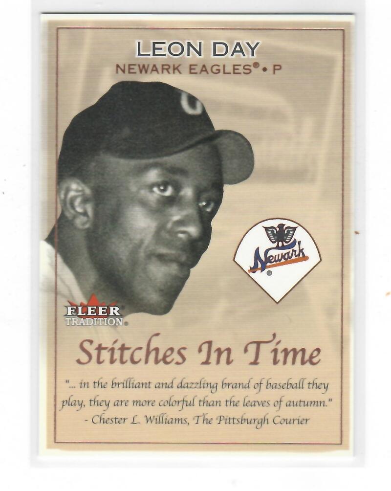2001 Fleer Tradition Stitches in Time