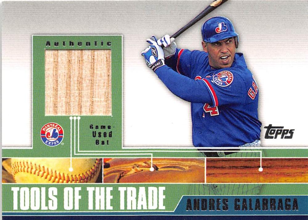 2002 Topps Traded Tools of the Trade Relics