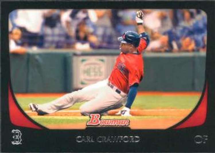 2011 Bowman Carl Crawford #129 NM Near Mint Red Sox