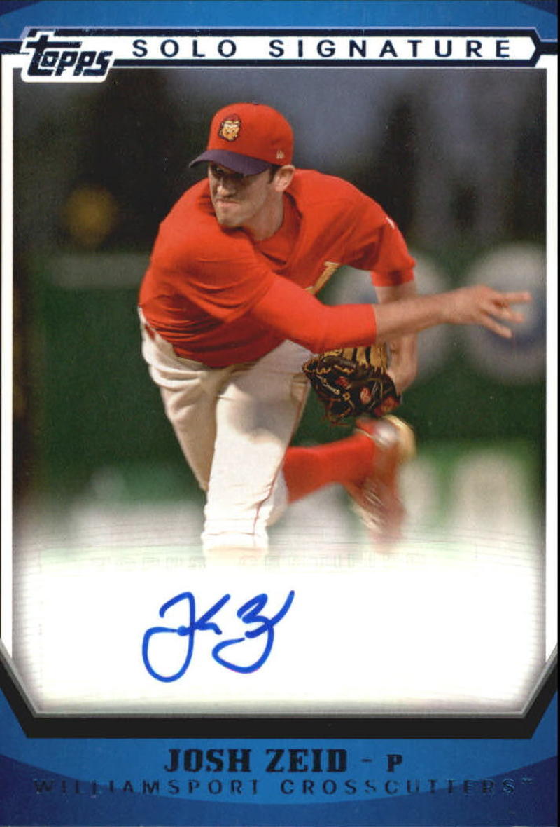 2011 Topps Pro Debut Solo Signatures Blue