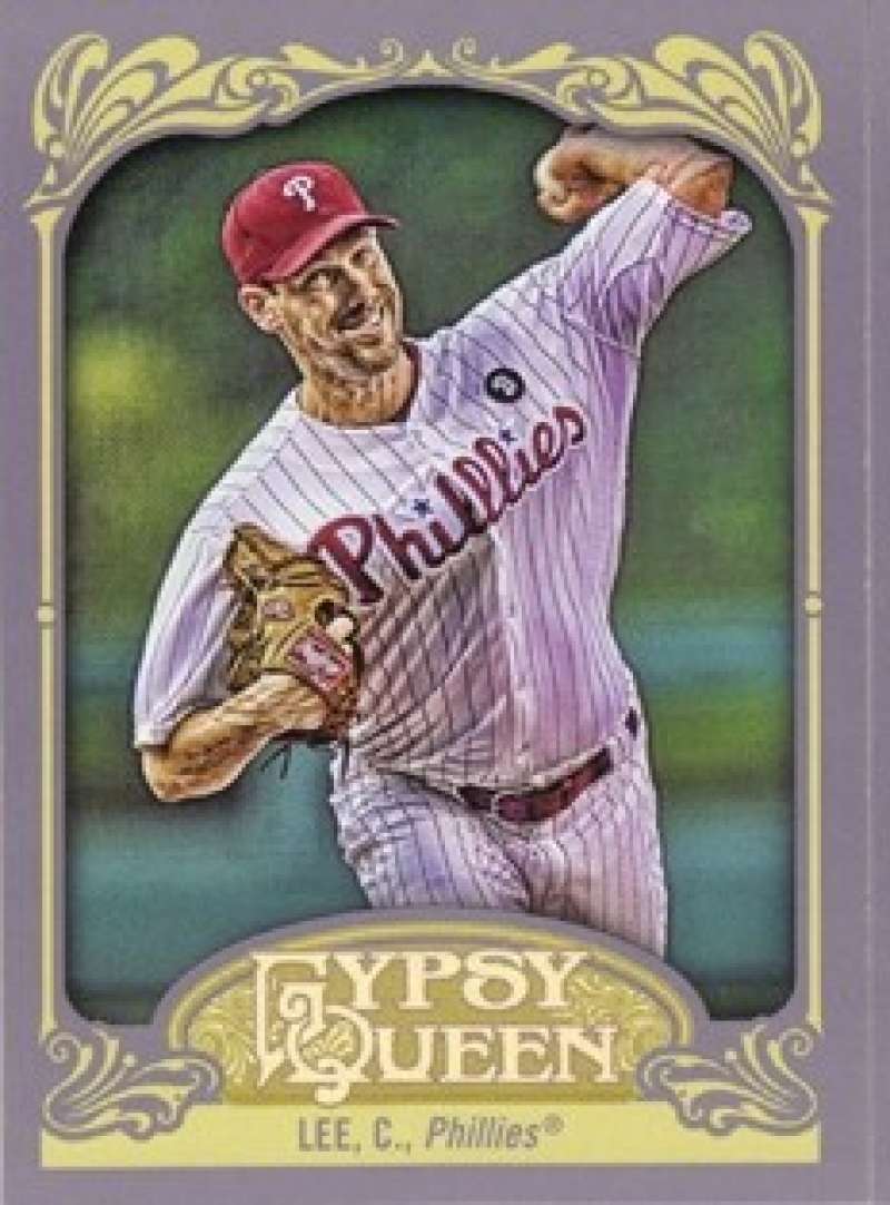 2012 Gypsy Queen Baseball #170b Cliff Lee SP Philadelphia Phillies  Official Topps MLB Trading Card