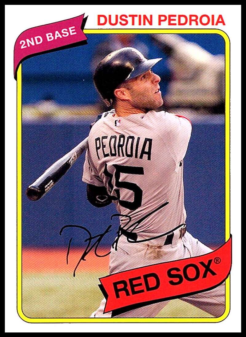 2012 Topps Archives Baseball #122 Dustin Pedroia Boston Red Sox  Official MLB Trading Card