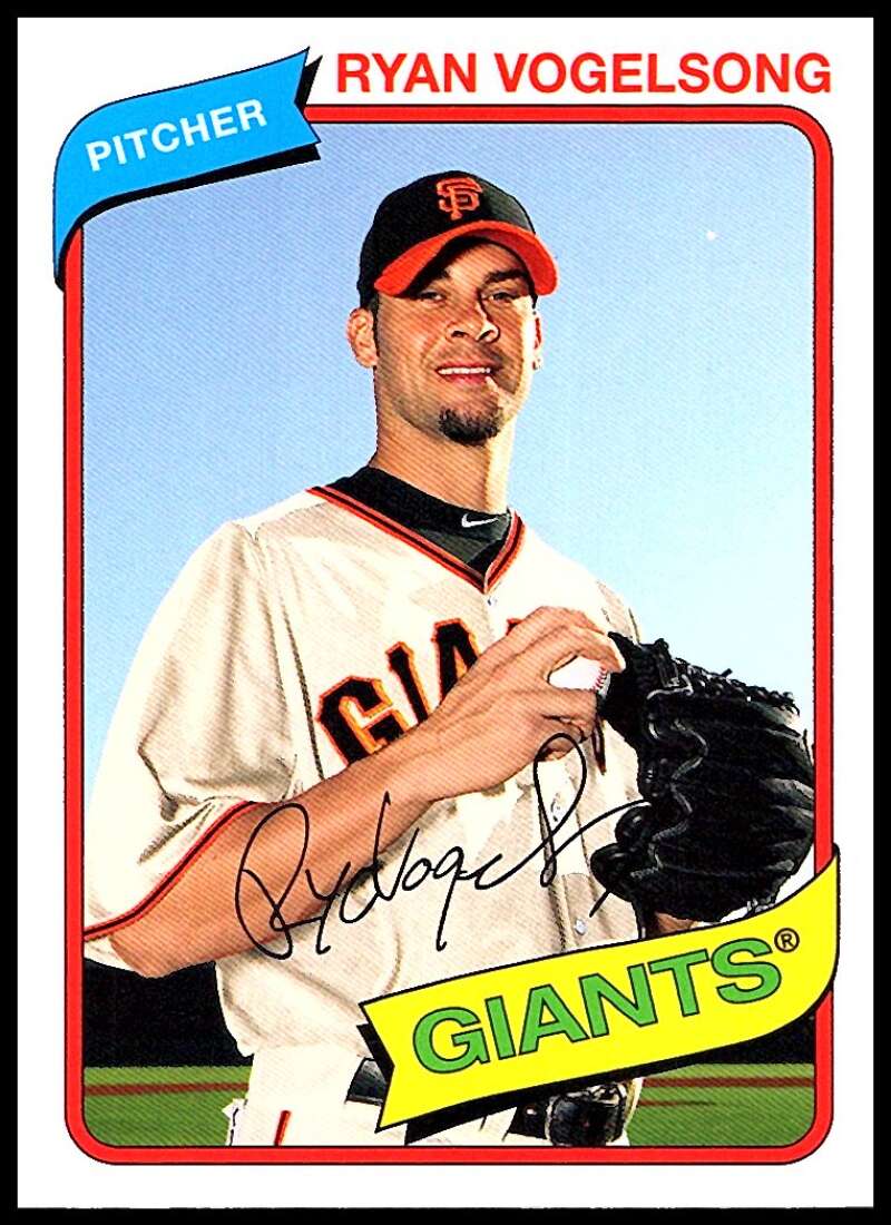 2012 Topps Archives Baseball #123 Ryan Vogelsong San Francisco Giants  Official MLB Trading Card