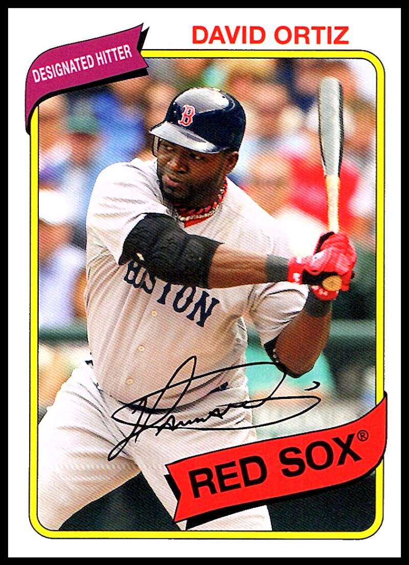 2012 Topps Archives Baseball #136 David Ortiz Boston Red Sox  Official MLB Trading Card