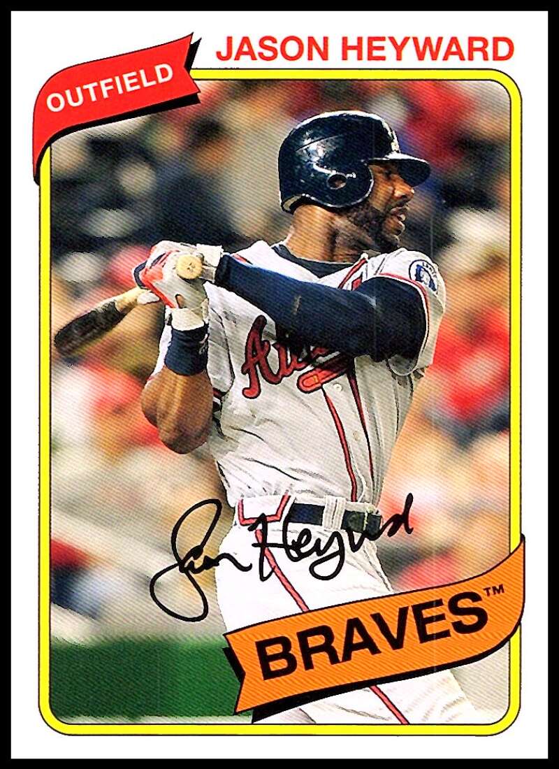 2012 Topps Archives Baseball #137 Jason Heyward Atlanta Braves  Official MLB Trading Card