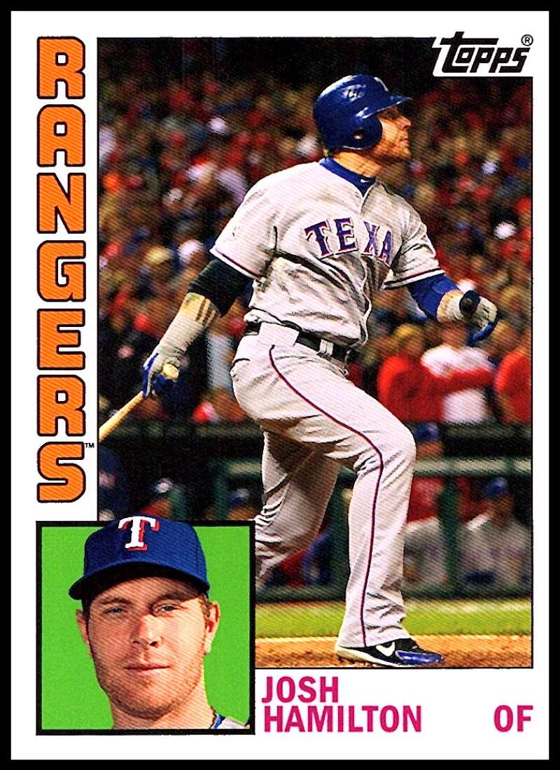 2012 Topps Archives Baseball #190 Josh Hamilton Texas Rangers  Official MLB Trading Card