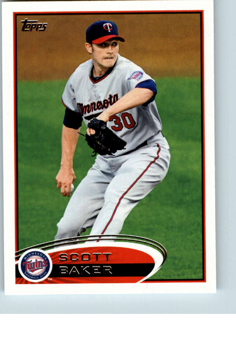 2012 Topps Series 1 Baseball #276 Scott Baker Minnesota Twins  Official MLB Trading Card