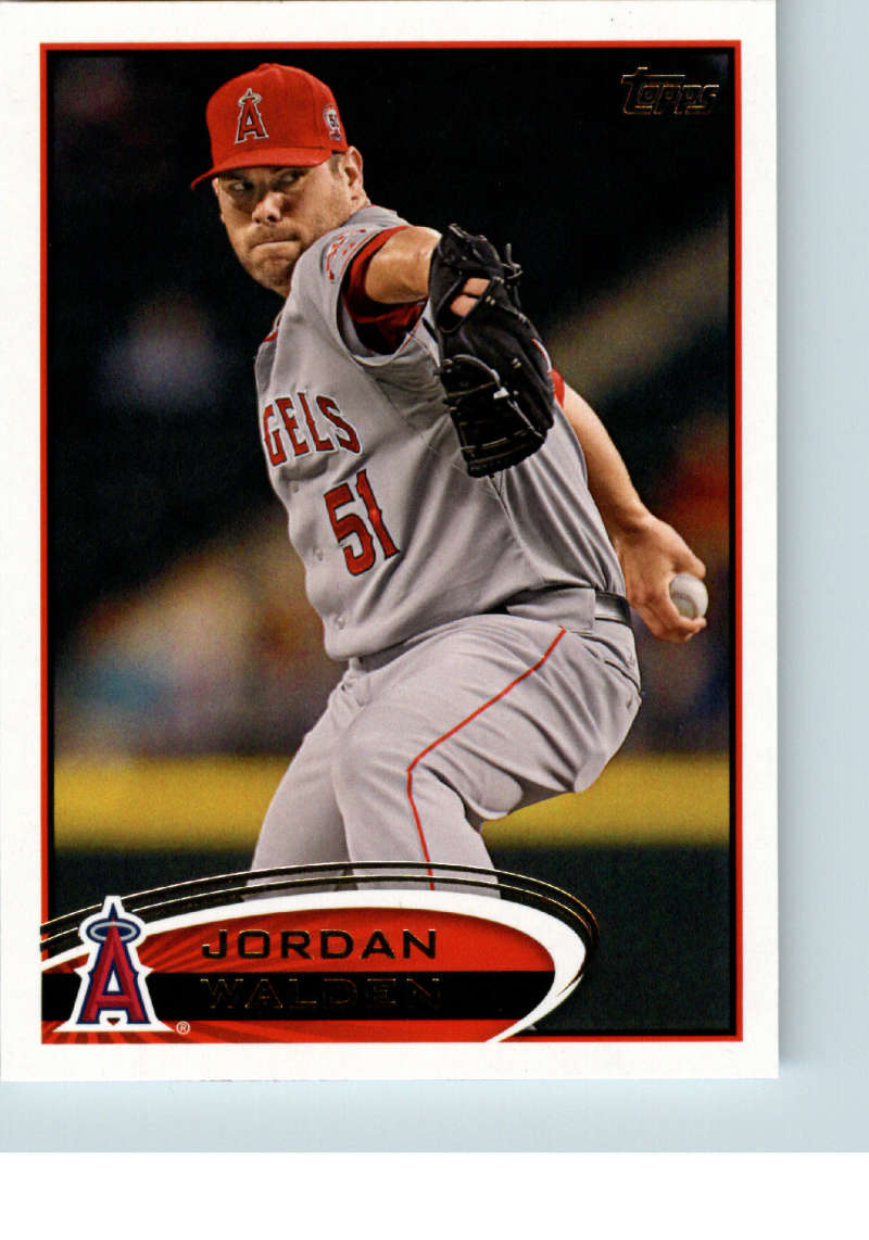 2012 Topps #653 Jordan Walden NM-MT Los Angeles Angels 
