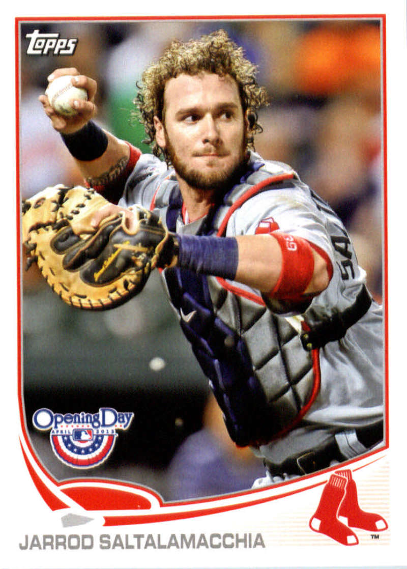 2013 Topps Opening Day Baseball #171 Jarrod Saltalamacchia Boston Red Sox  Official MLB Trading Card