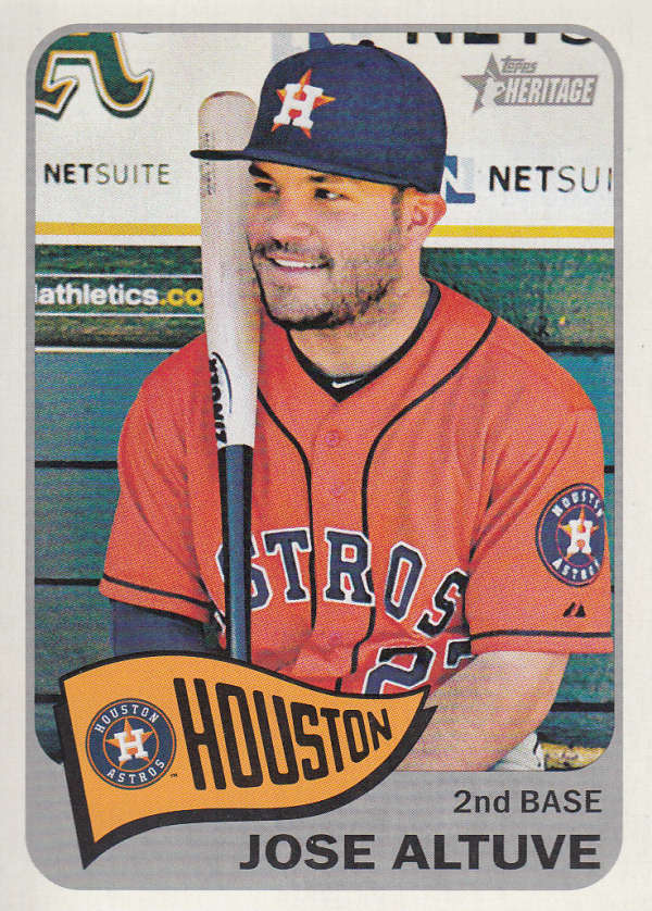 Baseball MLB 2014 Heritage #28 Jose Altuve  Astros