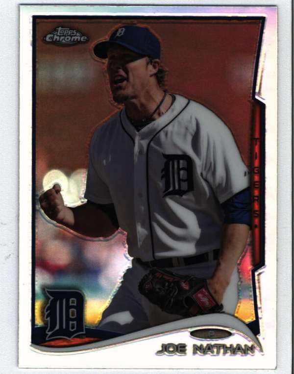 Baseball MLB 2014 Chrome #191 Joe Nathan  Tigers