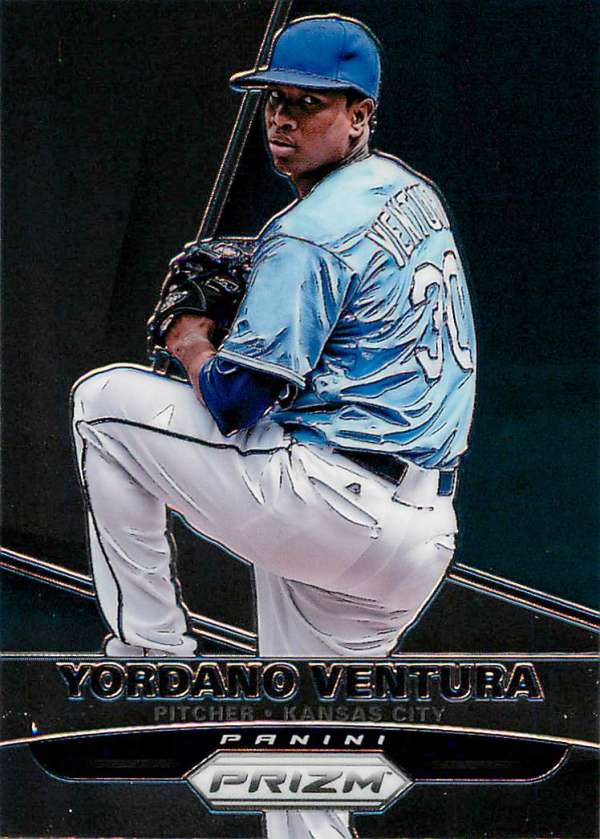 2015 Panini Prizm Baseball #12 Yordano Ventura Kansas City Royals  Official MLBPA Licensed Trading Card
