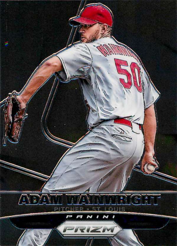 2015 Panini Prizm Baseball #17 Adam Wainwright St. Louis Cardinals  Official MLBPA Licensed Trading Card