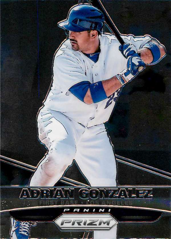 2015 Panini Prizm Baseball #19 Adrian Gonzalez Los Angeles Dodgers  Official MLBPA Licensed Trading Card