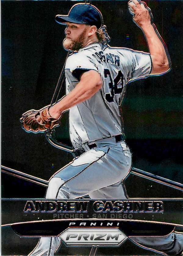 2015 Panini Prizm Baseball #24 Andrew Cashner San Diego Padres  Official MLBPA Licensed Trading Card