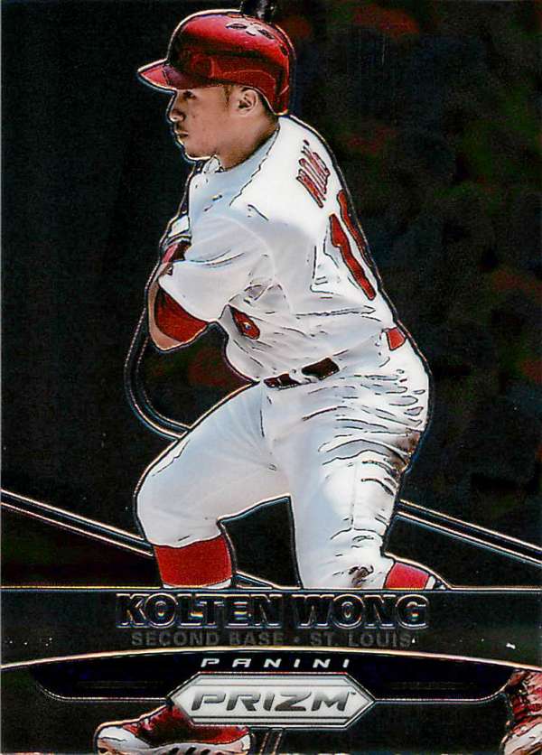 2015 Panini Prizm Baseball #104 Kolten Wong St. Louis Cardinals  Official MLBPA Licensed Trading Card
