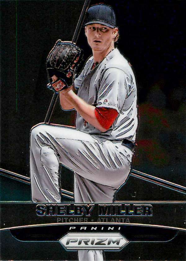 2015 Panini Prizm Baseball #136 Shelby Miller Atlanta Braves  Official MLBPA Licensed Trading Card