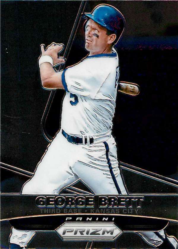 2015 Panini Prizm Baseball #165 George Brett Kansas City Royals  Official MLBPA Licensed Trading Card