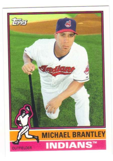 2015 Topps Archives #198 Michael Brantley Cleveland Indians (1976 Topps)