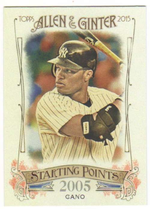 2015 Allen and Ginter Starting Points #SP-77 Robinson Cano NM-MT