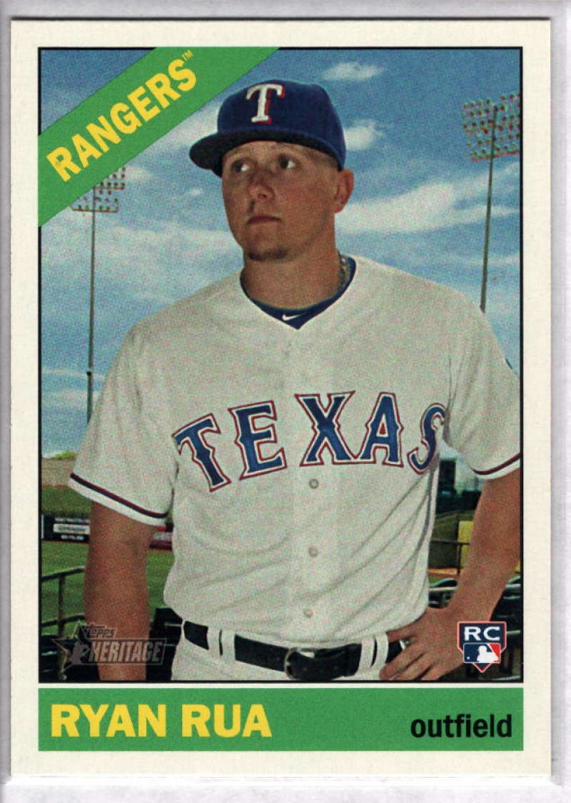 2015 Topps Heritage High Number #503 Ryan Rua RC Rookie Texas Rangers