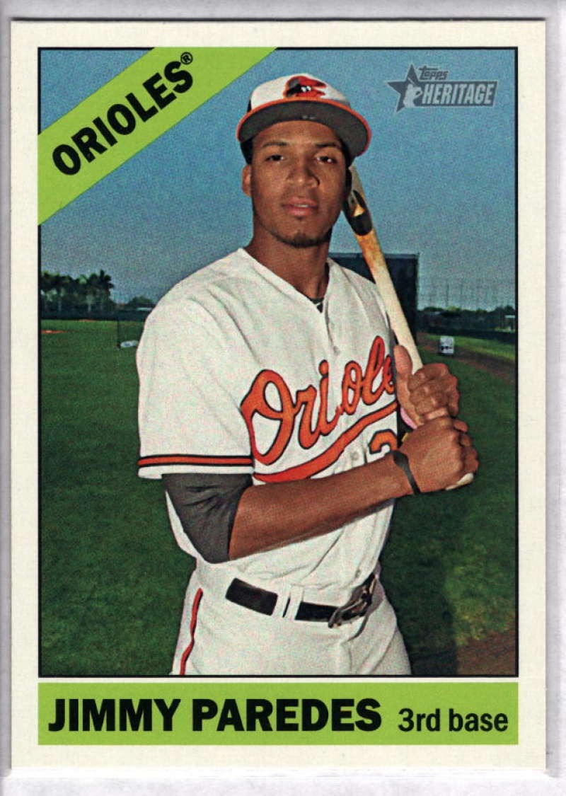 2015 Topps Heritage High Number #525 Jimmy Paredes NM-MT Baltimore Orioles 