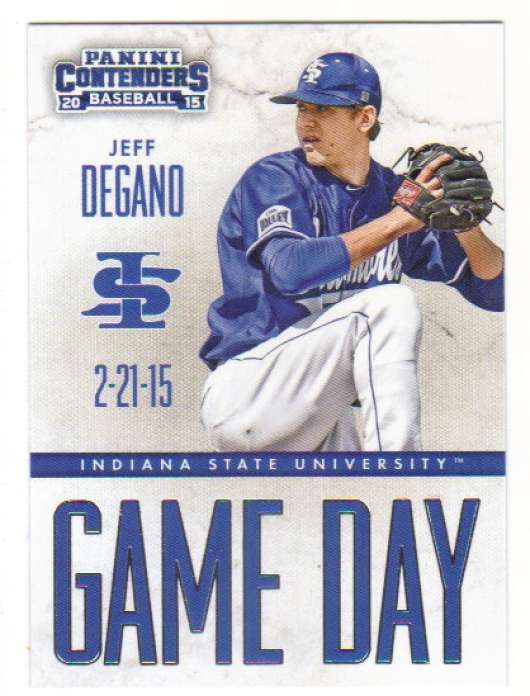 2015 Panini Contenders Game Day Tickets #25 Jeff Degano Indiana State Sycamores