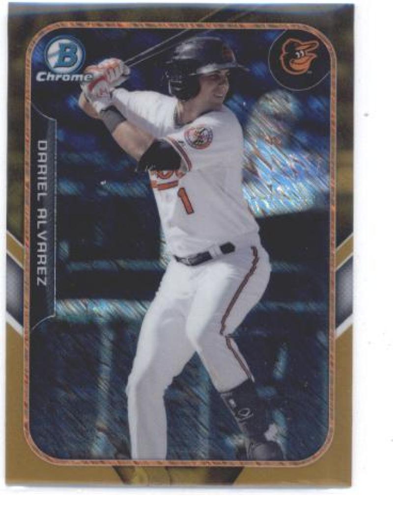 2015 Bowman  The Farm's Finest Minis Gold Shimmer Refractor