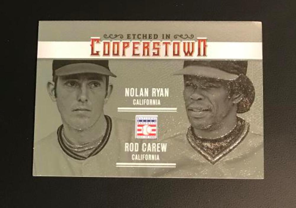 2015 Panini Cooperstown Collection Etched in Cooperstown Dual Silver