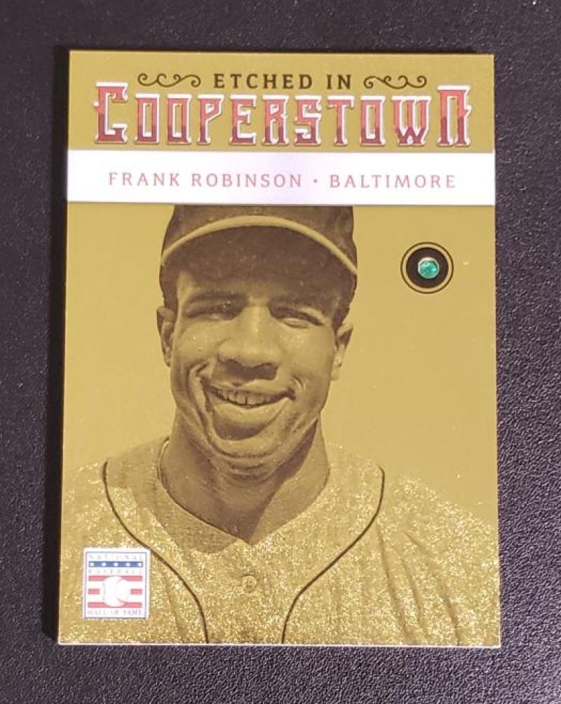 2015 Panini Cooperstown Collection Etched in Cooperstown Gem Emerald