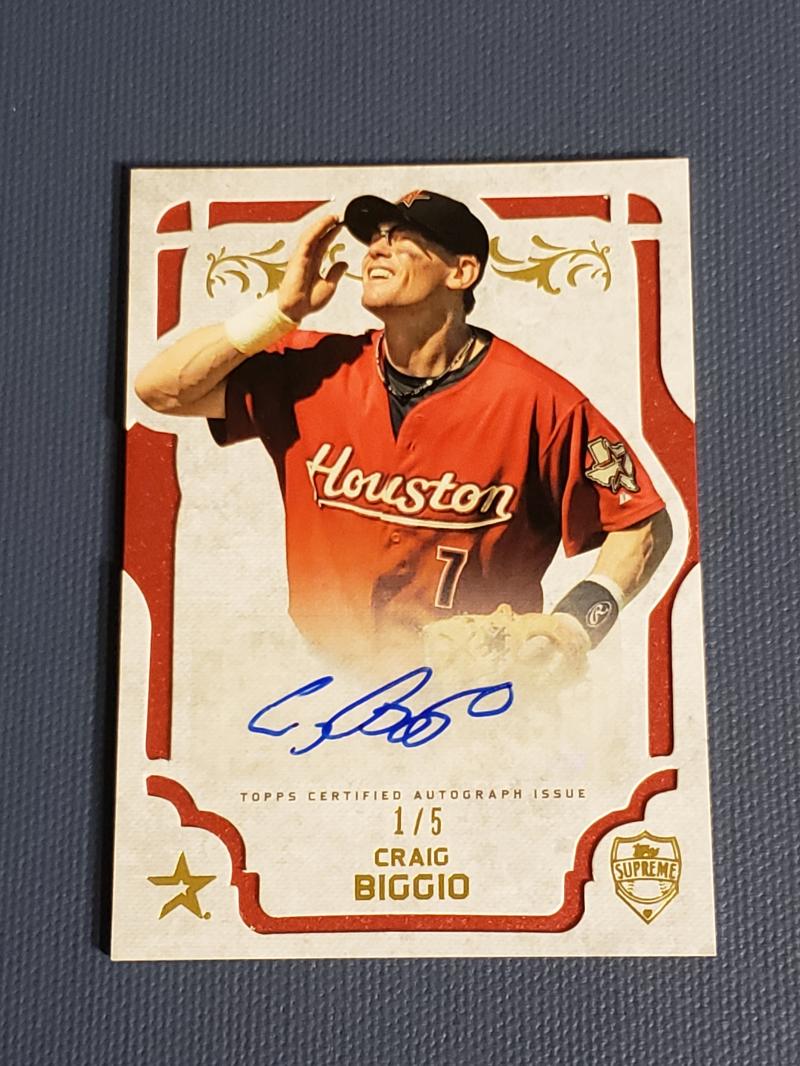 2015 Topps Supreme Autographs Red