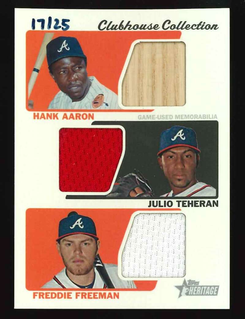 2015 Topps Heritage High Number Clubhouse Collection Triple Relics