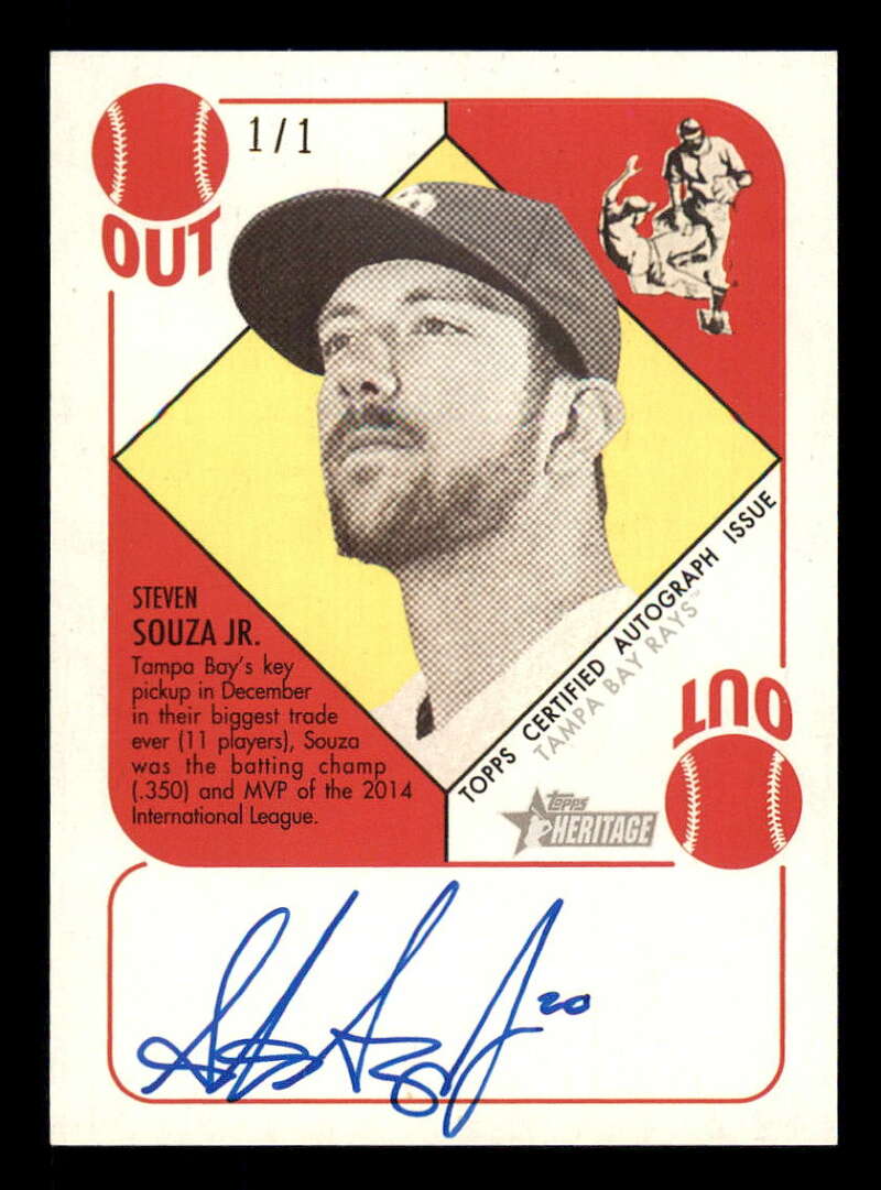 2015 Topps Heritage \'51 Collection Autographs Gold Back