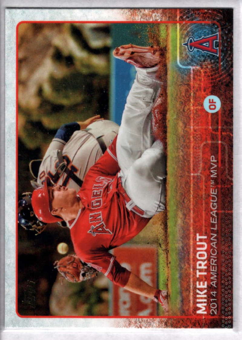 2015 Topps #510 Mike Trout MVP NM-MT Los Angeles Angels 