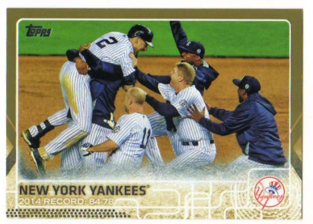 2015 Topps Gold #697 New York Yankees NM-MT 0740/2015