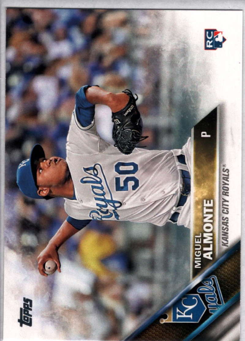 2016 Topps #606 Miguel Almonte NM-MT RC Rookie Royals