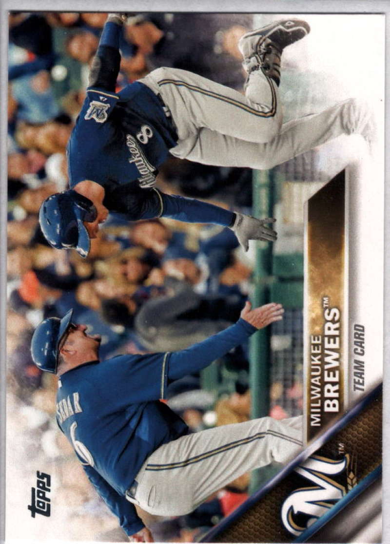 2016 Topps Milwaukee Brewers #613 NM+ Brewers