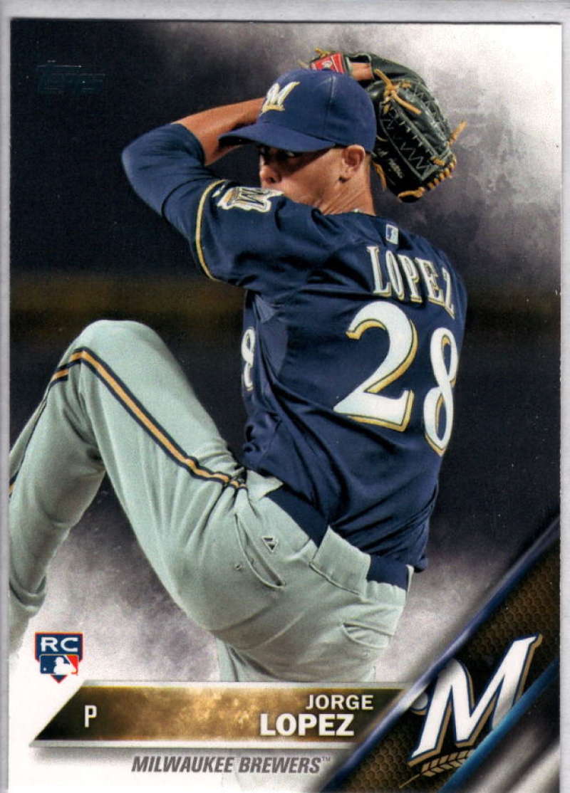 2016 Topps Jorge Lopez #634 NM+ RC Rookie Brewers