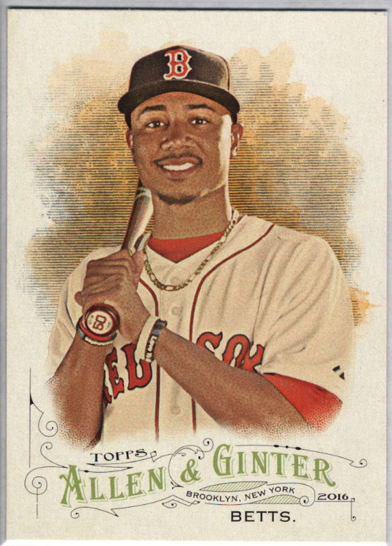 2016 ALLEN AND GINTER #184 MOOKIE BETTS BOSTON RED SOX 