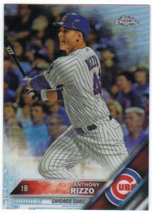 2016 Topps Chrome #87 Anthony Rizzo 