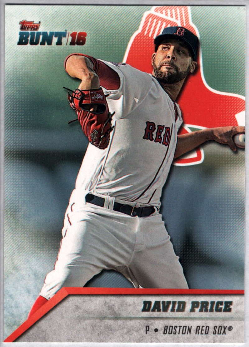 2016 Topps Bunt #128 David Price NM-MT Red Sox
