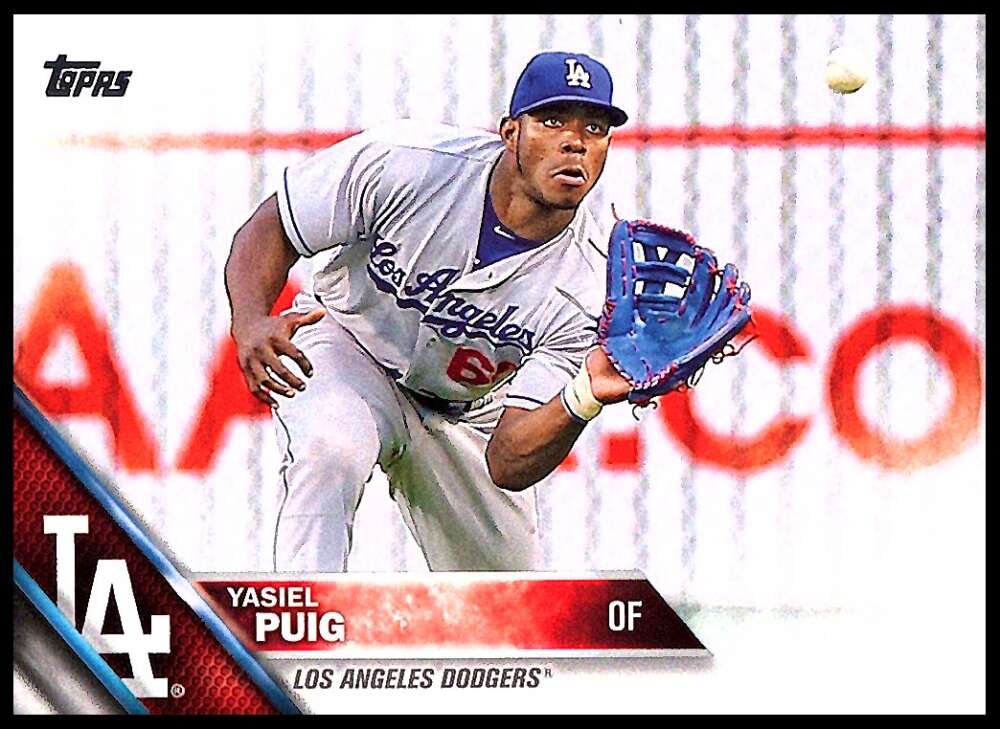 2016 Topps #139 Yasiel Puig NM-MT Dodgers