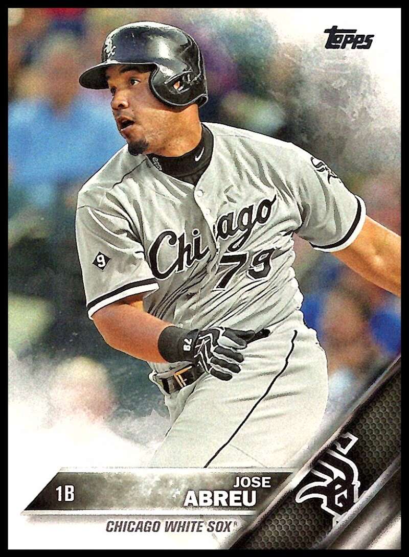 2016 Topps Series 1 Baseball #173 Jose Abreu Chicago White Sox  Official MLB Trading Card
