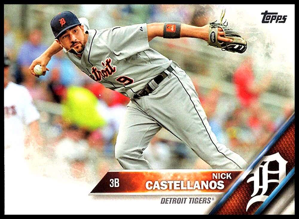 2016 Topps Series 1 Baseball #253 Nick Castellanos Detroit Tigers  Official MLB Trading Card