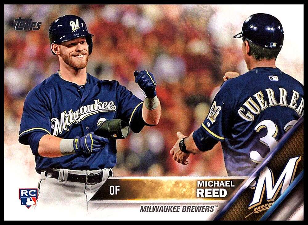 2016 Topps Michael Reed #538 NM+ RC Rookie Brewers