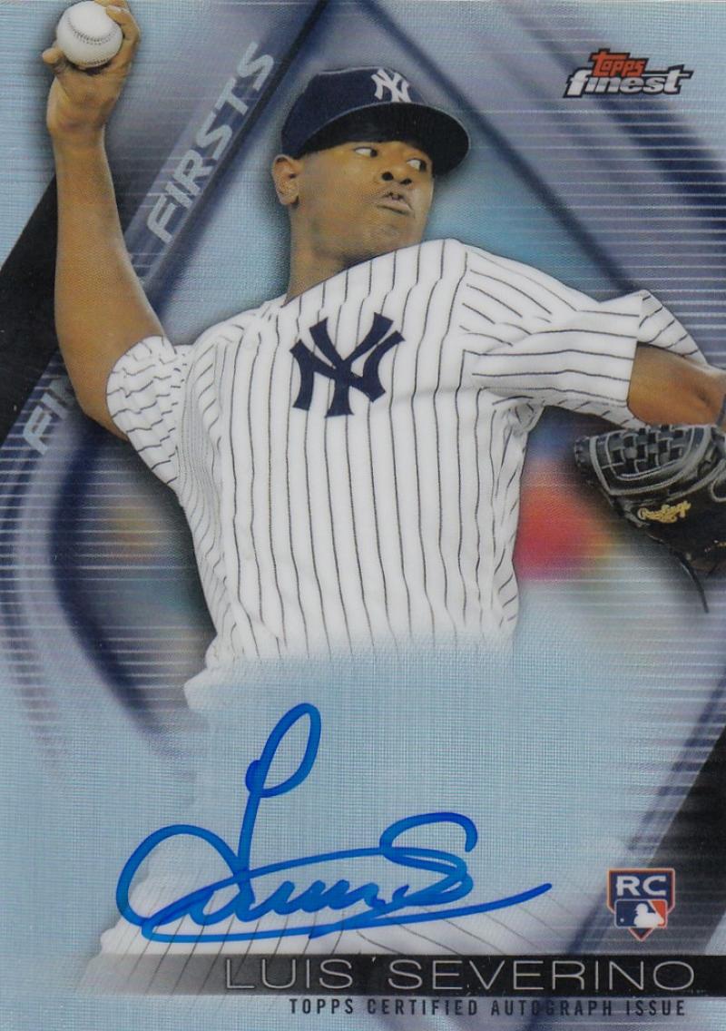 2016 Topps Finest Firsts Autographs