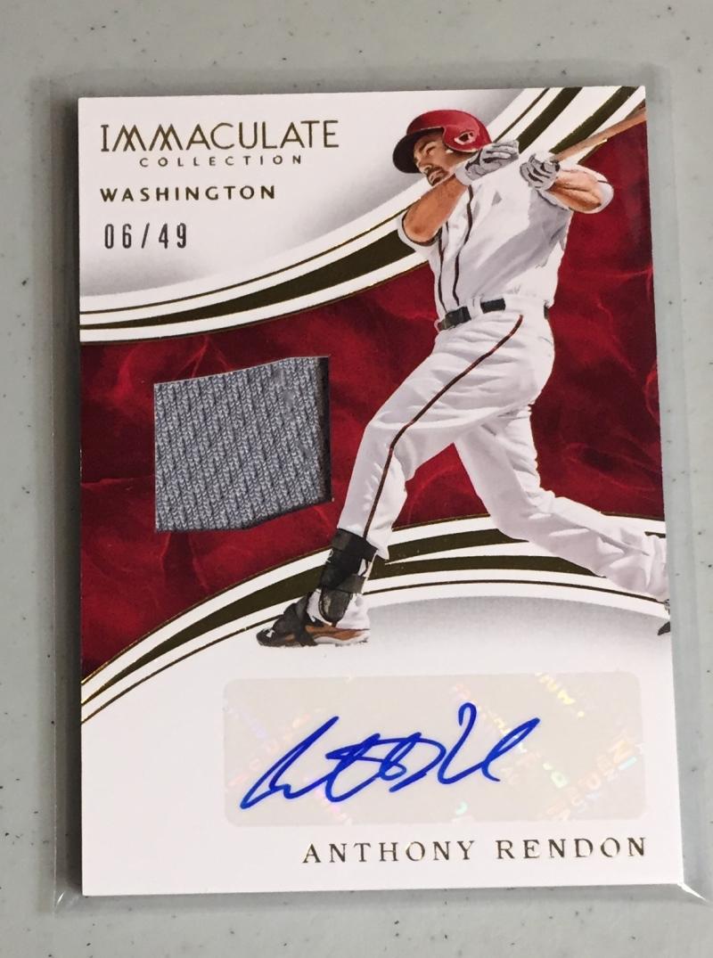 2016 Panini Immaculate Auto Material