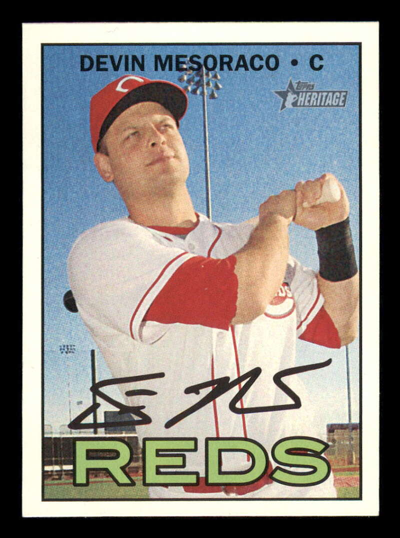 2016 Topps Heritage High Number #601 Devin Mesoraco NM-MT Reds 