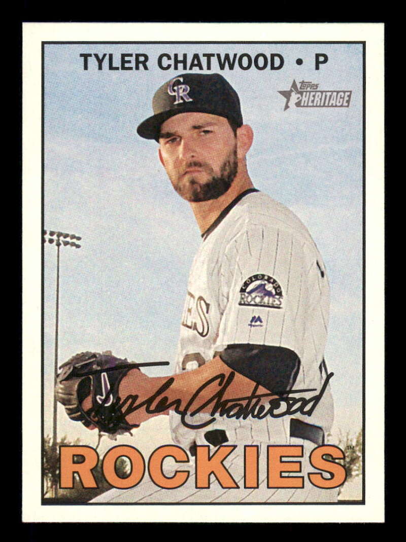 2016 Topps Heritage High Number #680 Tyler Chatwood NM-MT Colorado Rockies 