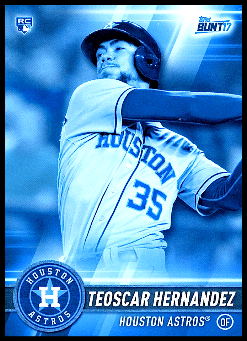 2017 Topps Bunt Blue #18 Teoscar Hernandez Houston Astros
